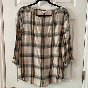 Plaid Women's Top